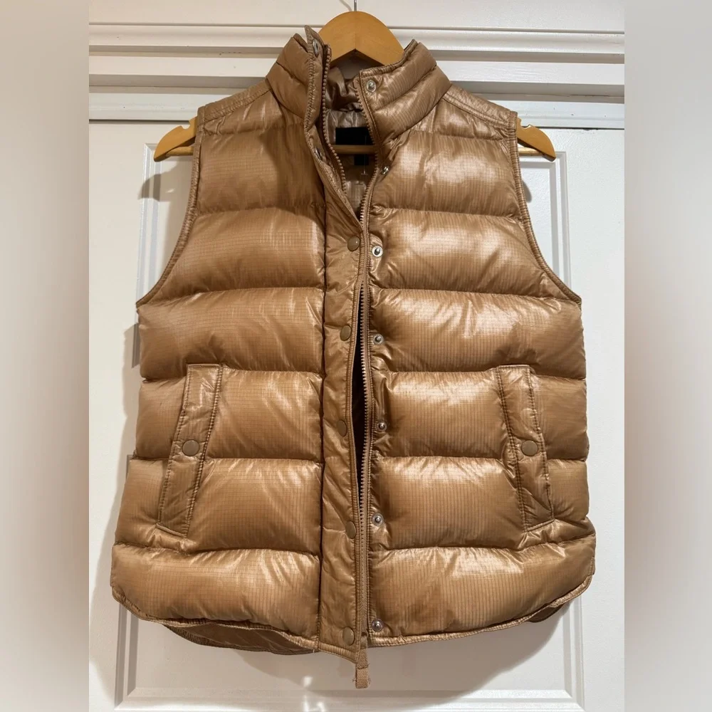 J.Crew Shiny Puffer Down Vest - Picture 3 of 8